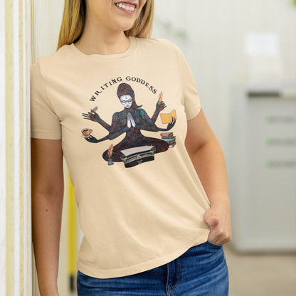 Writing Goddess T-shirt, Writer Author