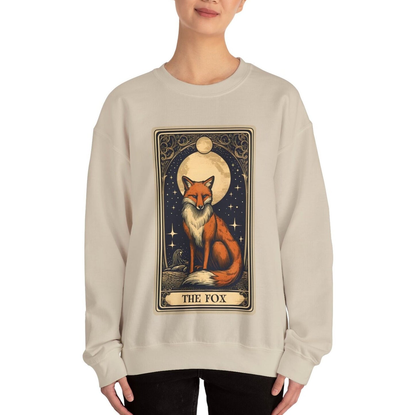 The Fox Tarot Card Sweatshirt, Animal