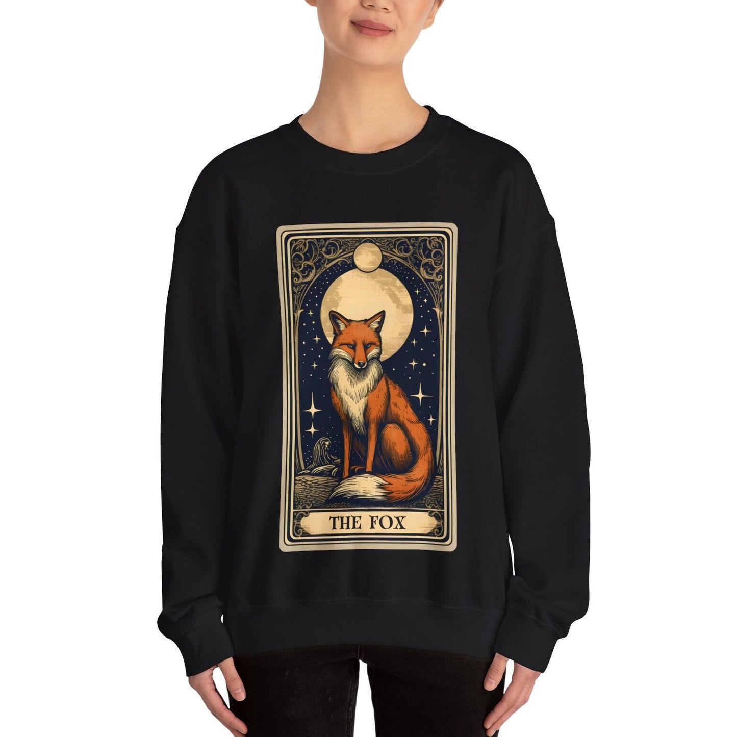 The Fox Tarot Card Sweatshirt, Animal