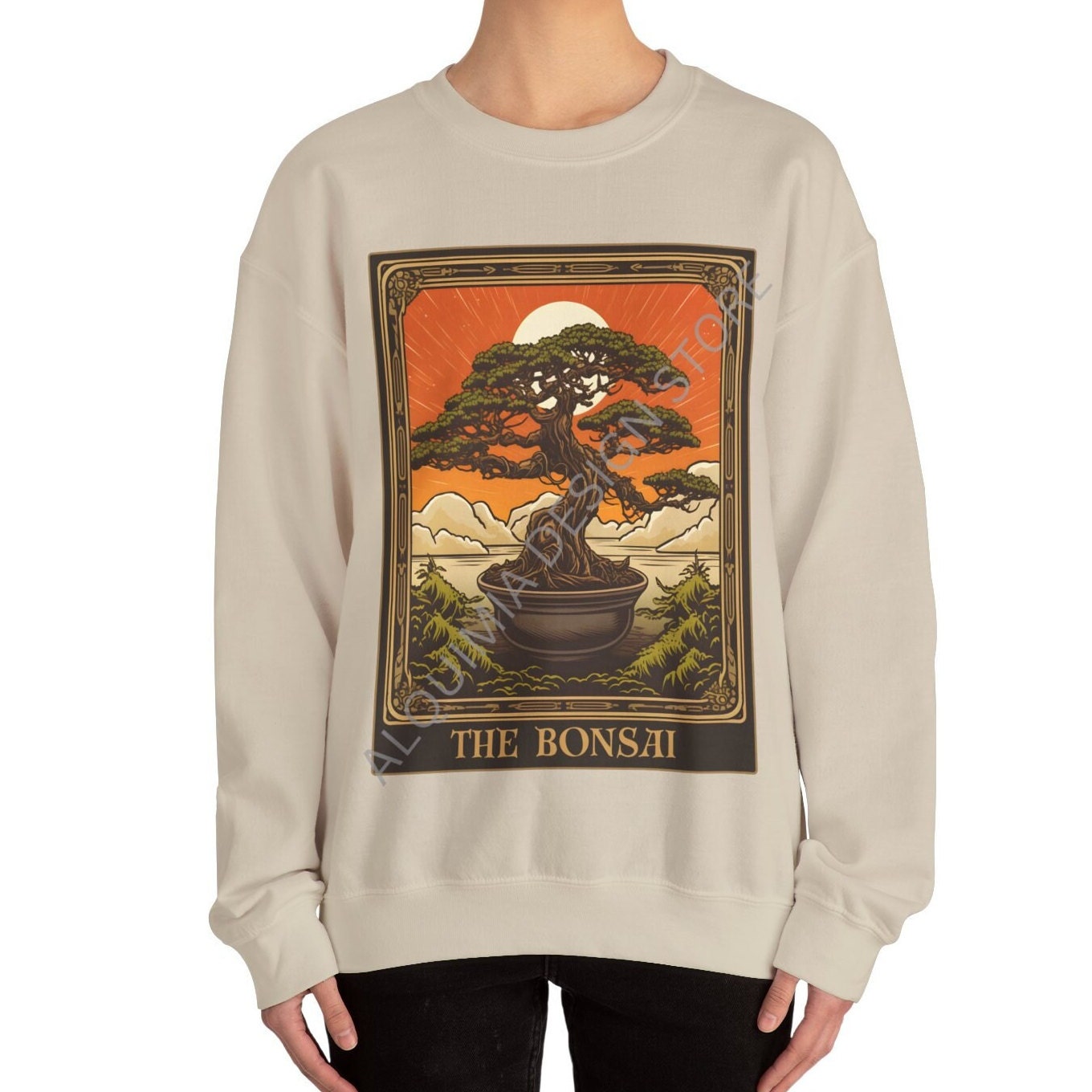 The Bonsai Tarot Card Sweatshirt