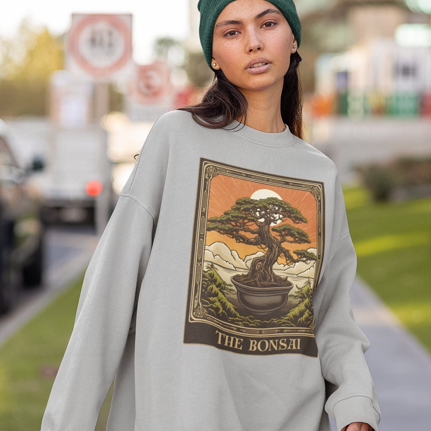 The Bonsai Tarot Card Sweatshirt