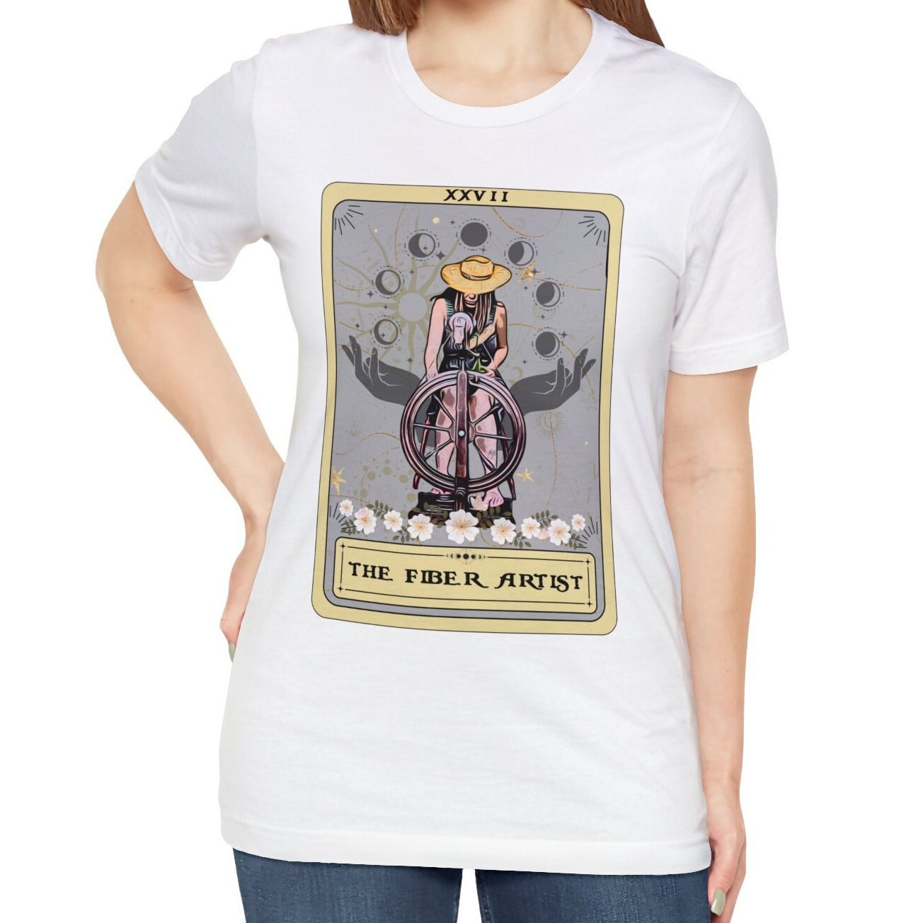 The Fiber Artist Tarot Card Shirt, Yarn Lover