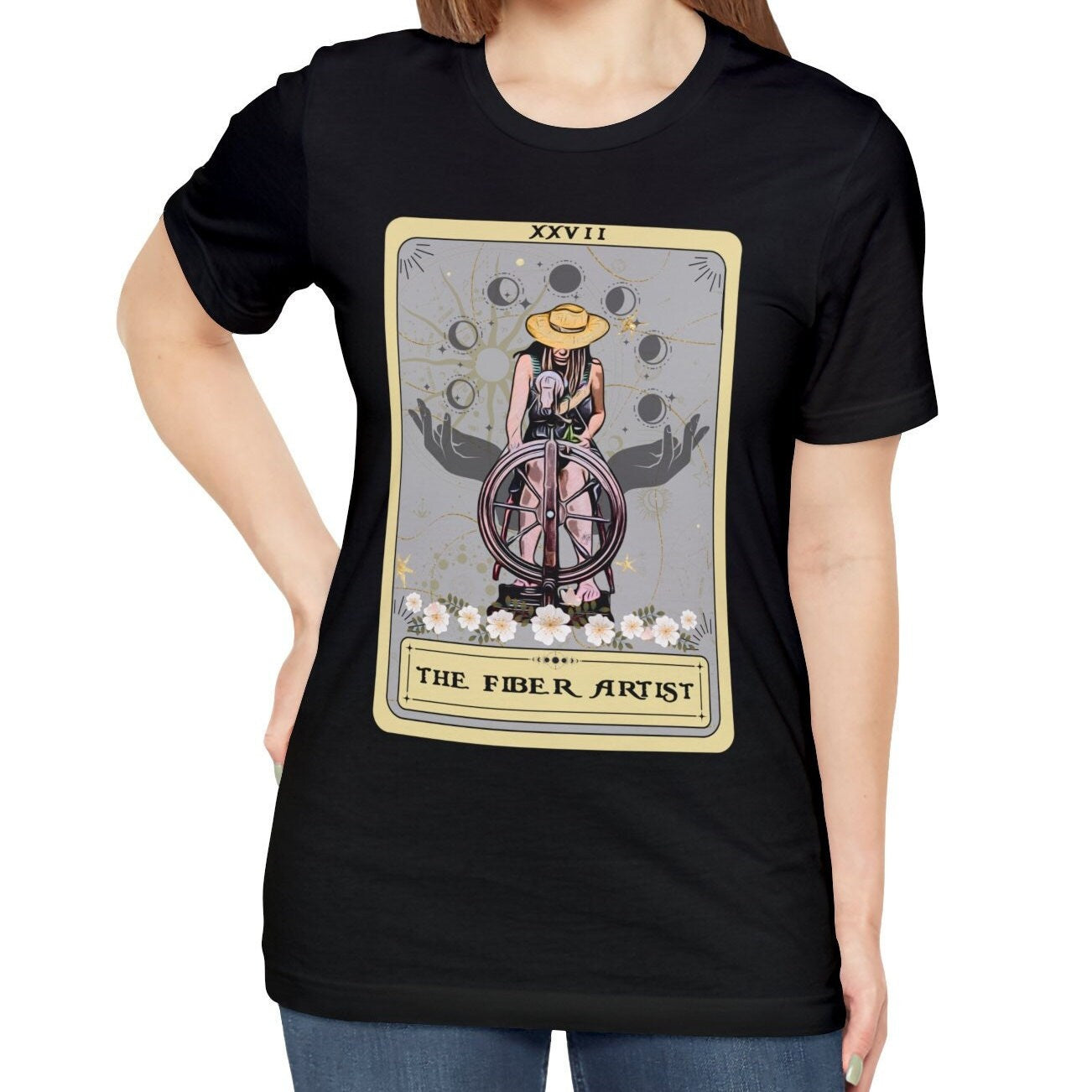 The Fiber Artist Tarot Card Shirt, Yarn Lover