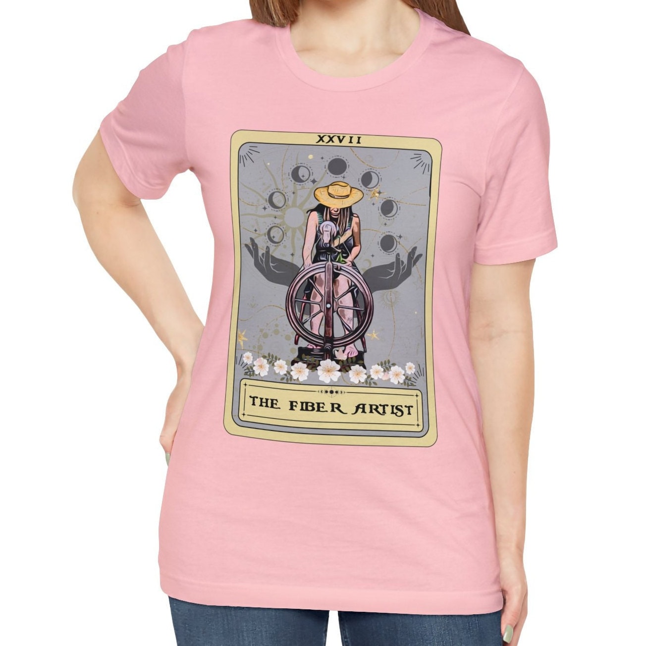 The Fiber Artist Tarot Card Shirt, Yarn Lover