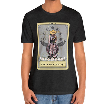 The Fiber Artist Tarot Card Shirt, Yarn Lover