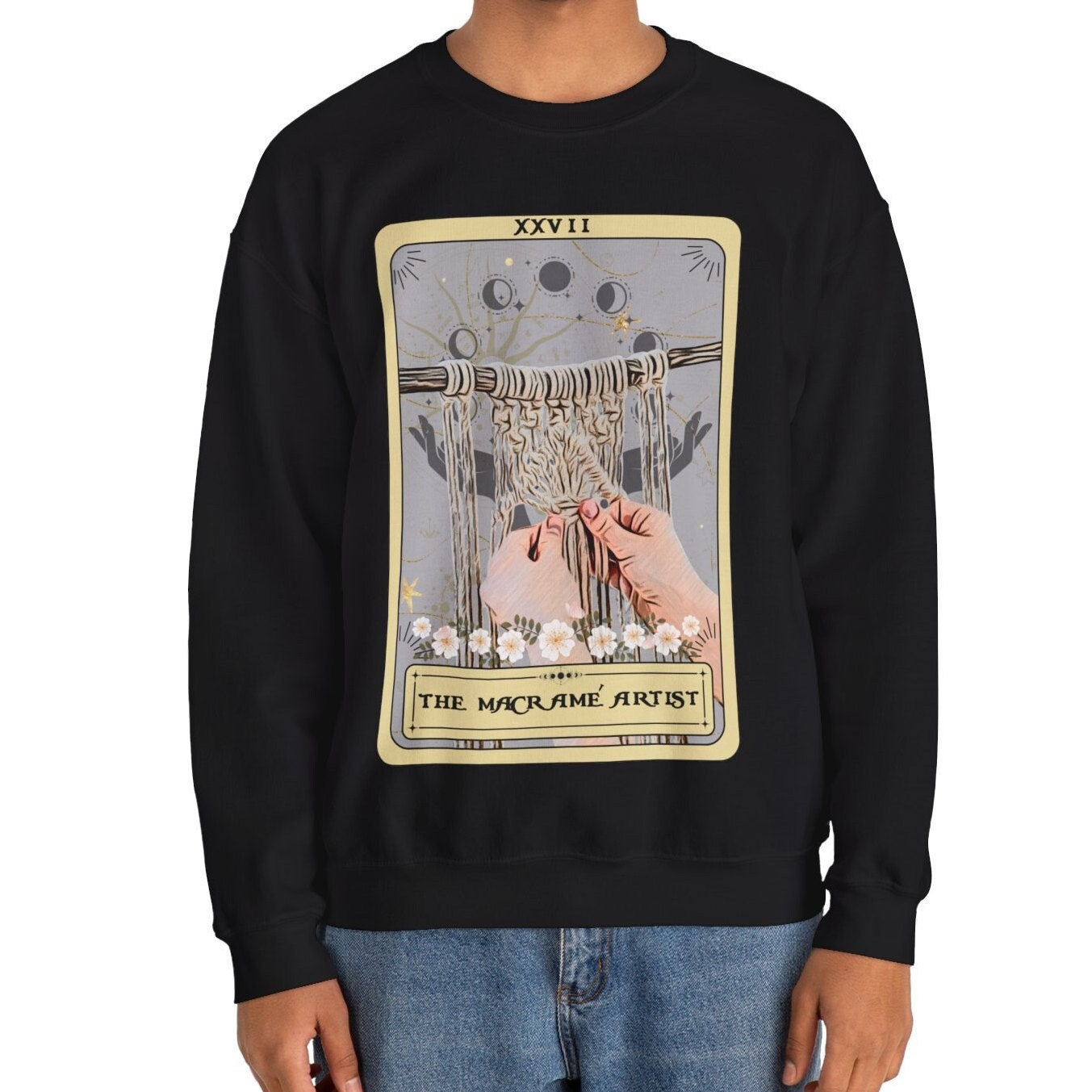 The Macrame Artist Tarot Card Sweatshirt