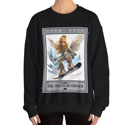 The Snowboarder Tarot Card Sweatshirt