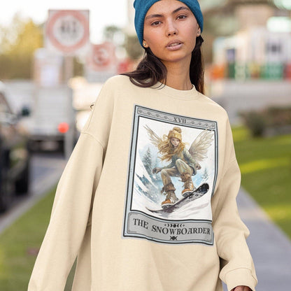 The Snowboarder Tarot Card Sweatshirt