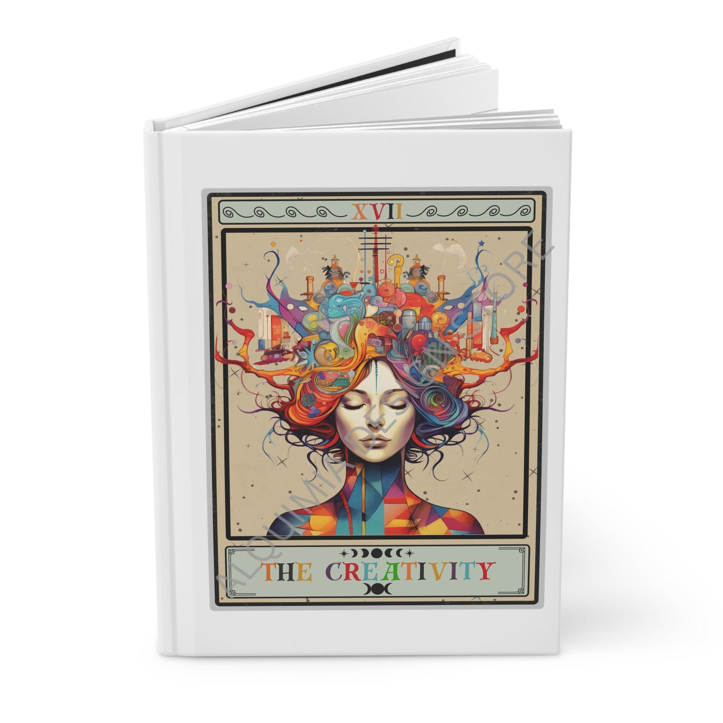 The Creativity Tarot Card Journal, Writer Gifts For Author 6" x 8" Notebook