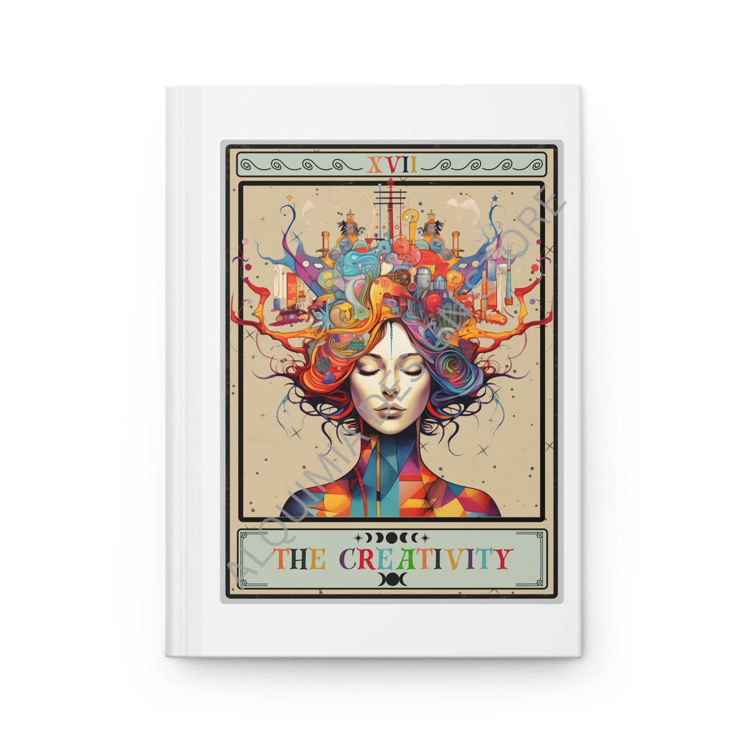 The Creativity Tarot Card Journal, Writer Gifts For Author 6" x 8" Notebook