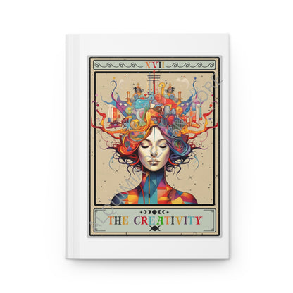 The Creativity Tarot Card Journal, Writer Gifts For Author 6" x 8" Notebook