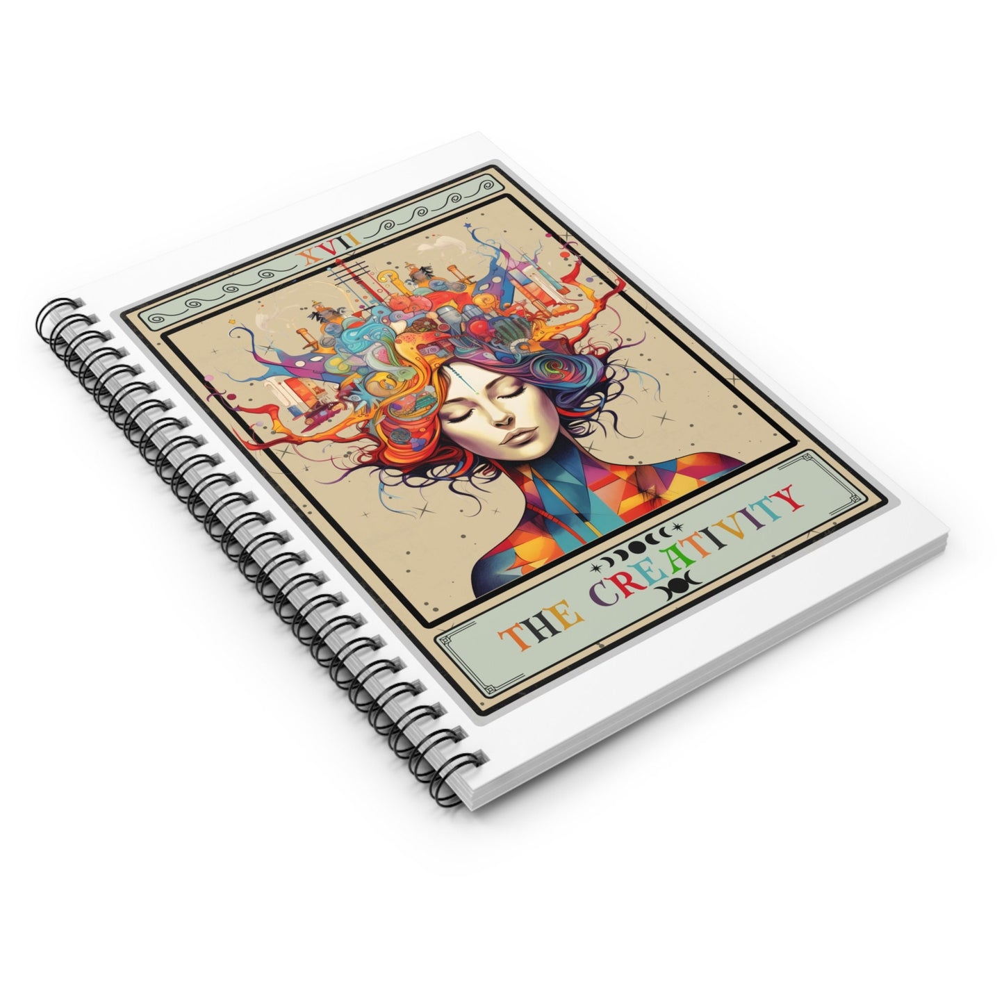 The Creativity Tarot Card Journal, Writer Gifts For Author 6" x 8" Notebook