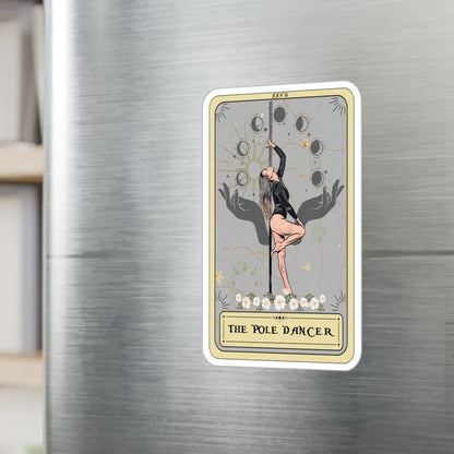 The Poledancer Tarot Card Sticker,  3" x 4"