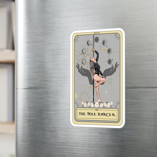 The Poledancer Tarot Card Sticker,  3" x 4"