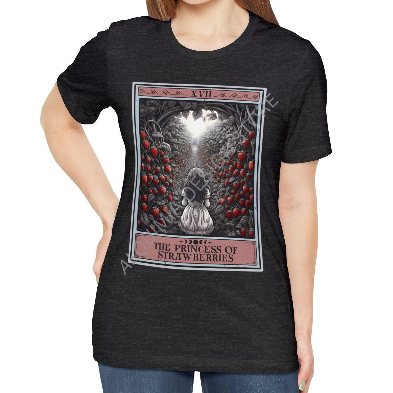 The Princess of Strawberries Tarot Card Shirt, Strawberry Lover