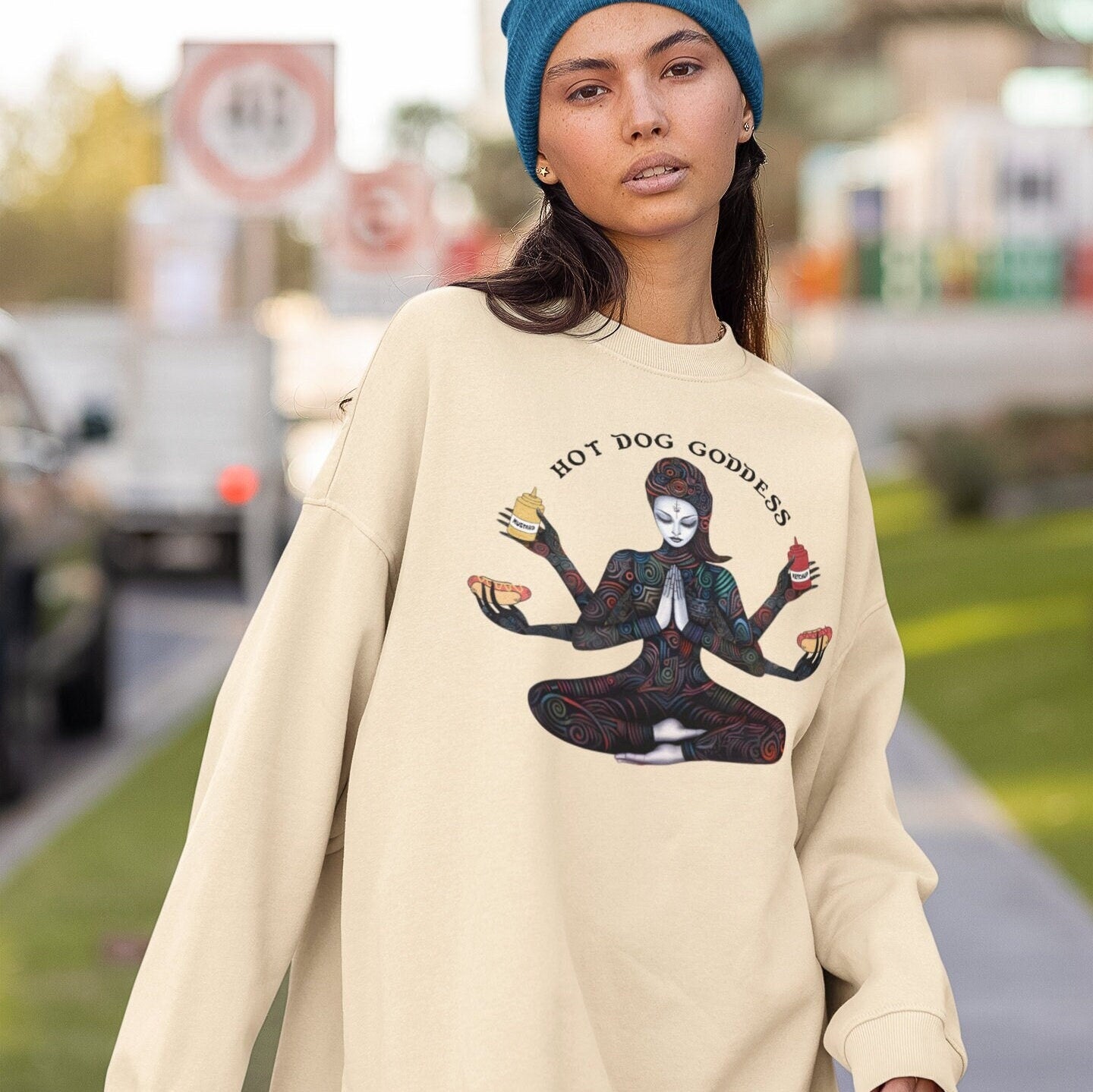 Hot Dog Goddess Sweatshirt