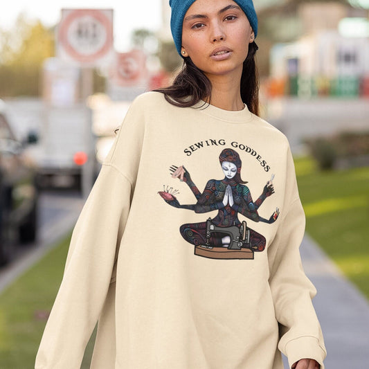 Sewing Goddess Sweatshirt, Sewer