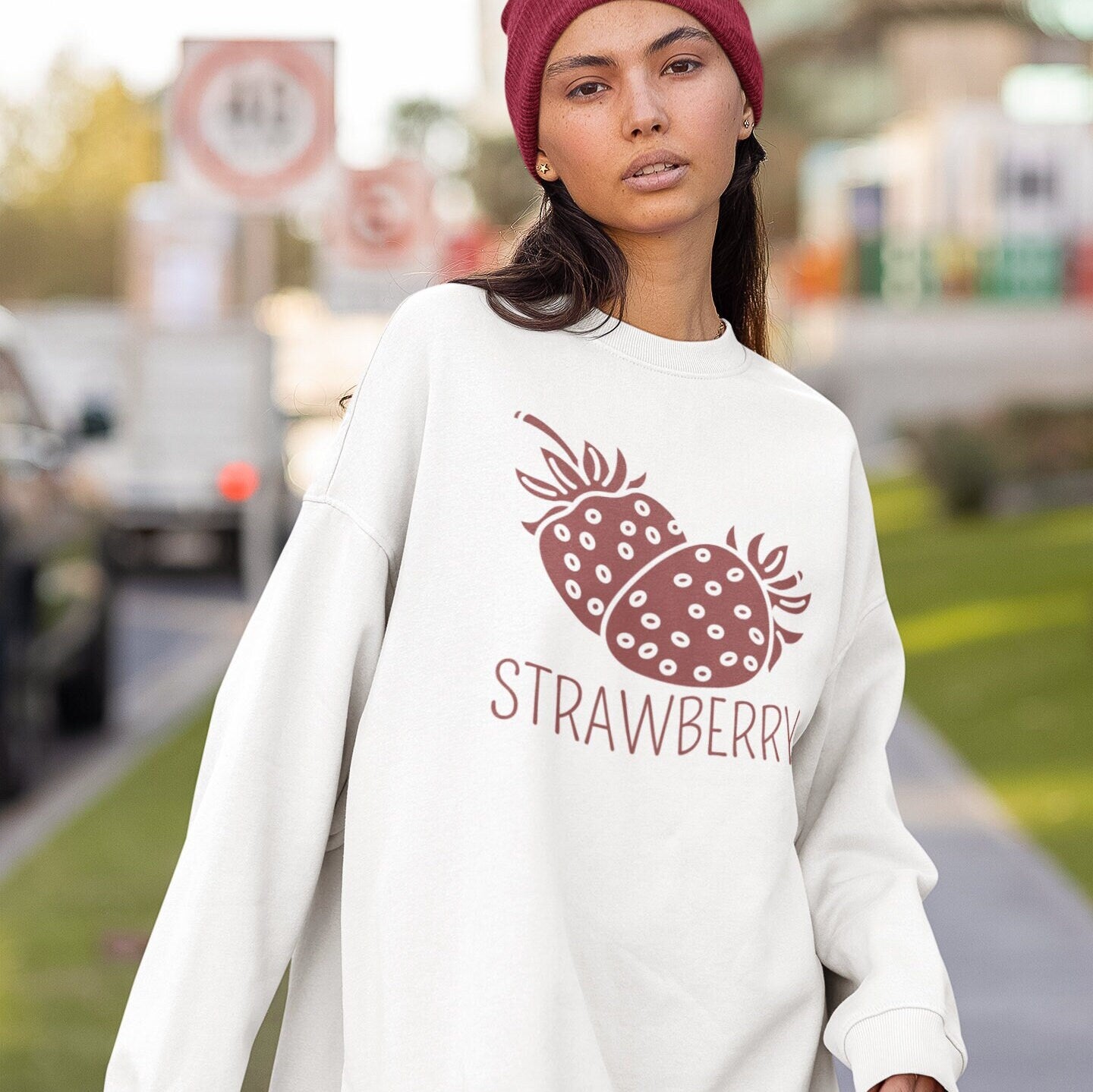 Strawberry Sweatshirt