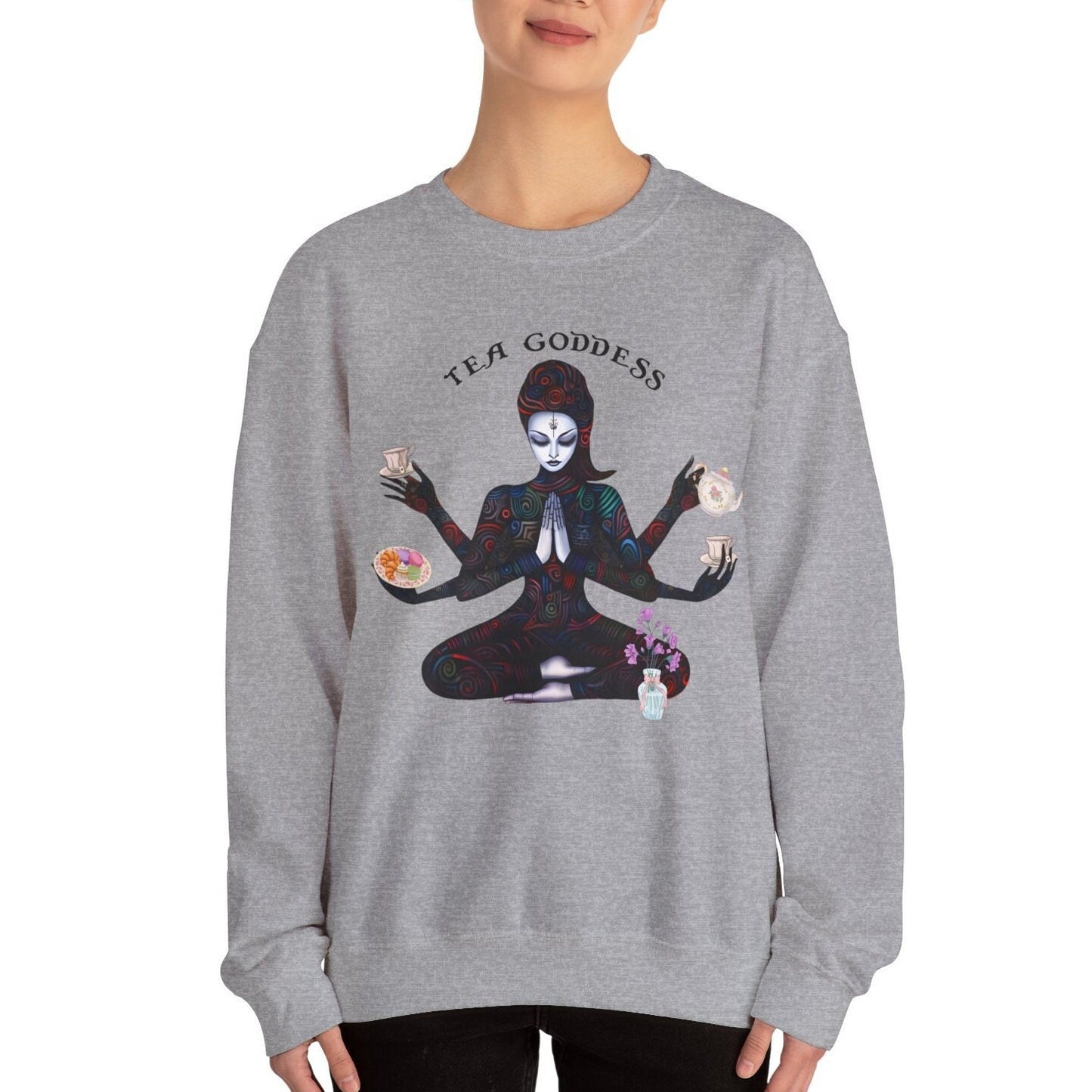 Tea Goddess Sweatshirt, Tea Party