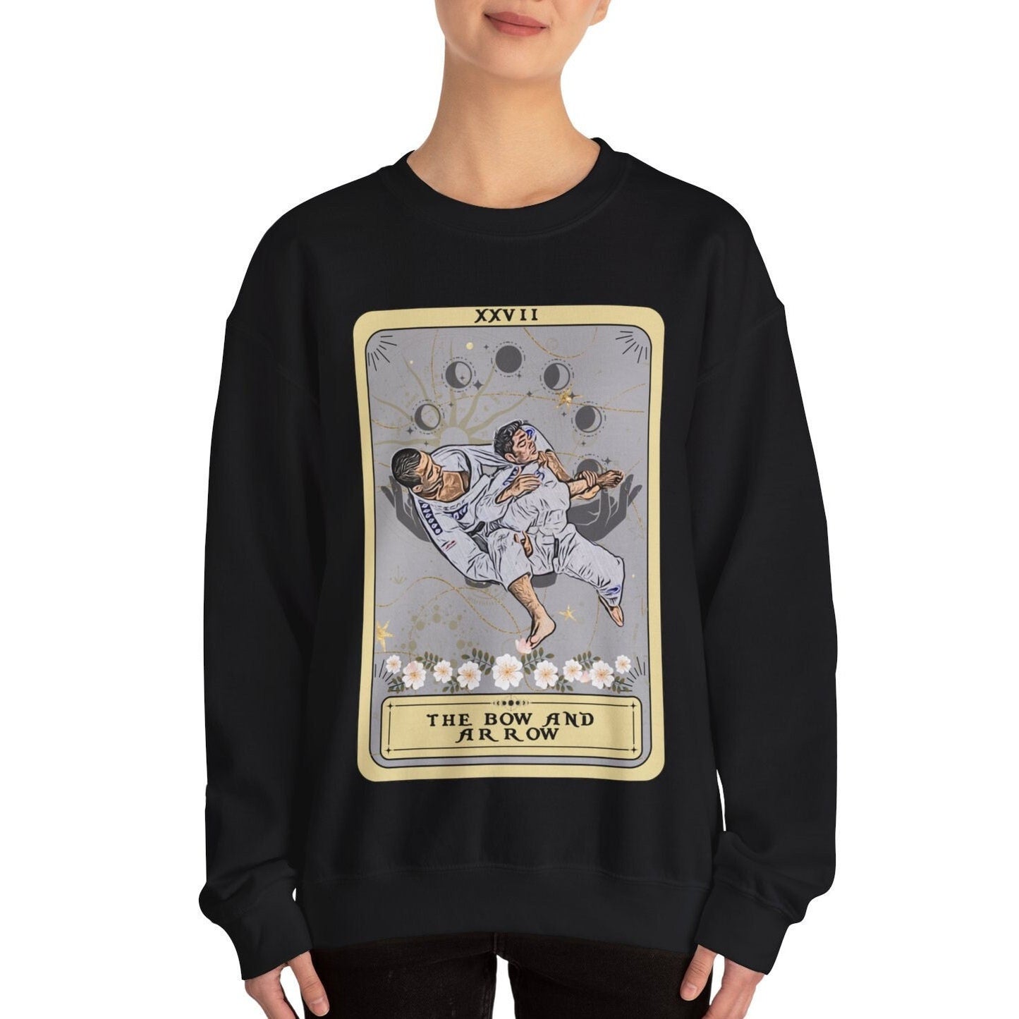 Jiu Jitsu Sweatshirt The Bow and Arrow Tarot Card