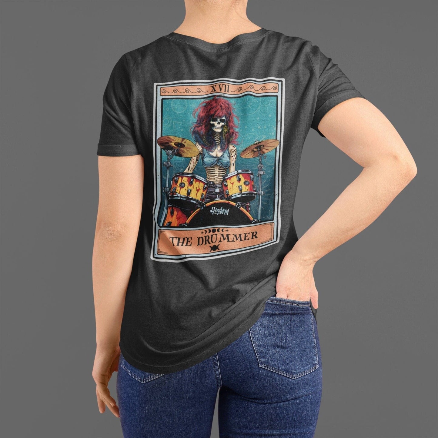 Woman The Drummer Tarot Card Shirt