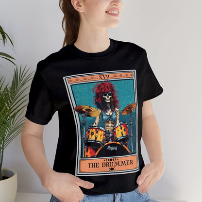 Woman Drummer Tarot Card Shirt