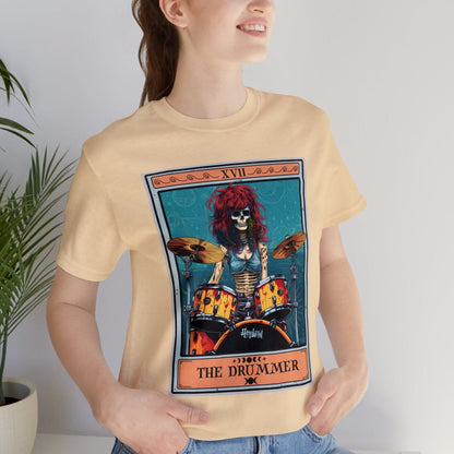 Woman Drummer Tarot Card Shirt