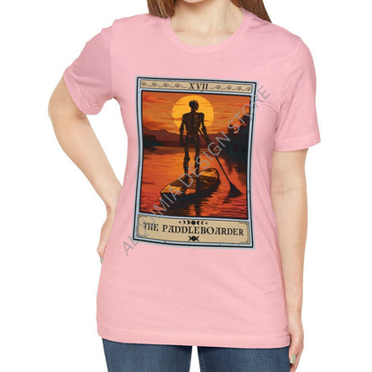 The Paddleboarder Tarot Card Shirt, Stand Up Paddleboarding