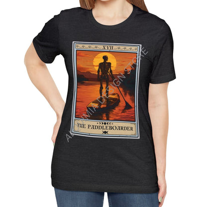 The Paddleboarder Tarot Card Shirt, Stand Up Paddleboarding