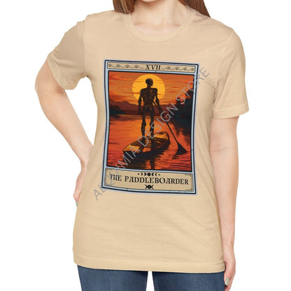 The Paddleboarder Tarot Card Shirt, Stand Up Paddleboarding