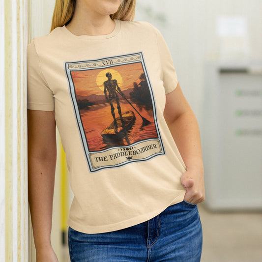 The Paddleboarder Tarot Card Shirt, Stand Up Paddleboarding