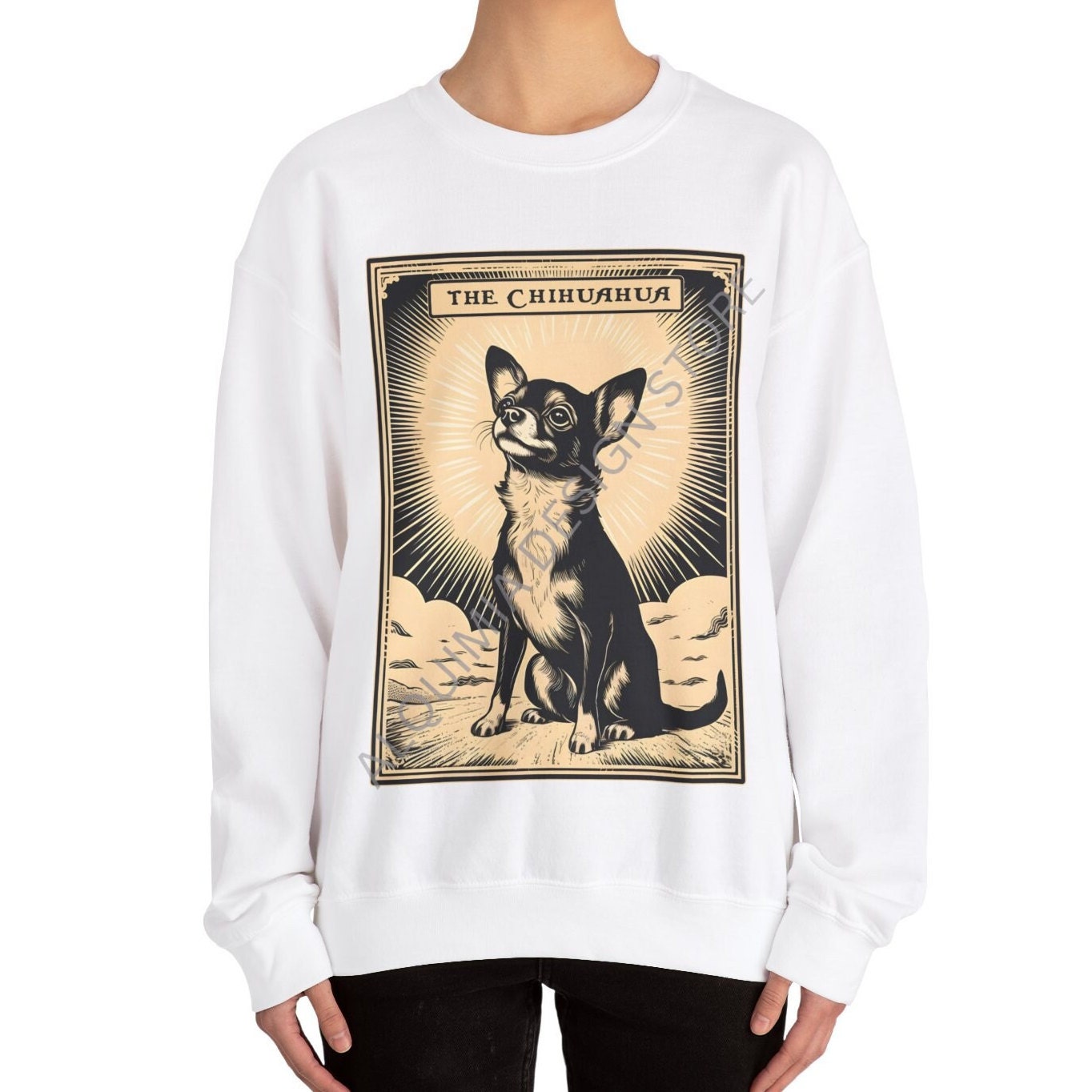 The Chihuahua Tarot Card Sweatshirt