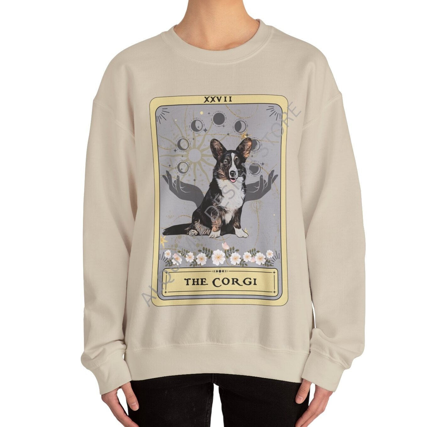 The Corgi Tarot Card Sweatshirt