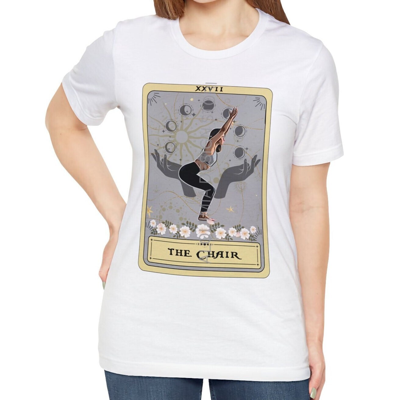 Yoga Pose The Chair Tarot Card Shirt