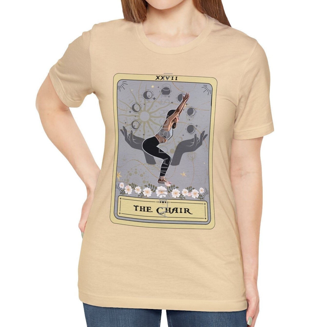 Yoga Pose The Chair Tarot Card Shirt