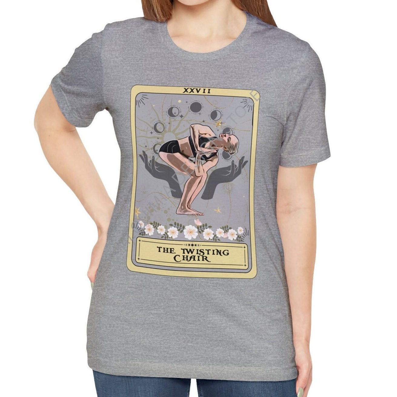 Yoga Pose, The Twisting Chair Tarot Card Shirt