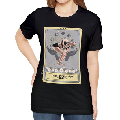 Yoga Pose, The Twisting Chair Tarot Card Shirt