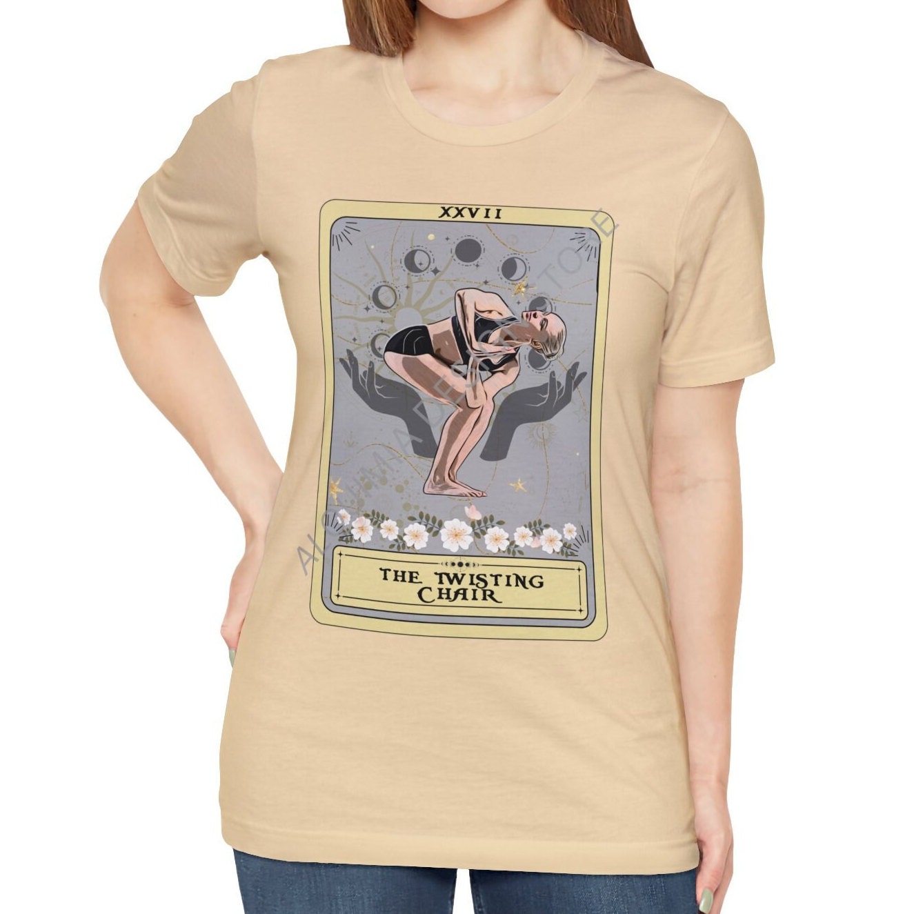 Yoga Pose, The Twisting Chair Tarot Card Shirt