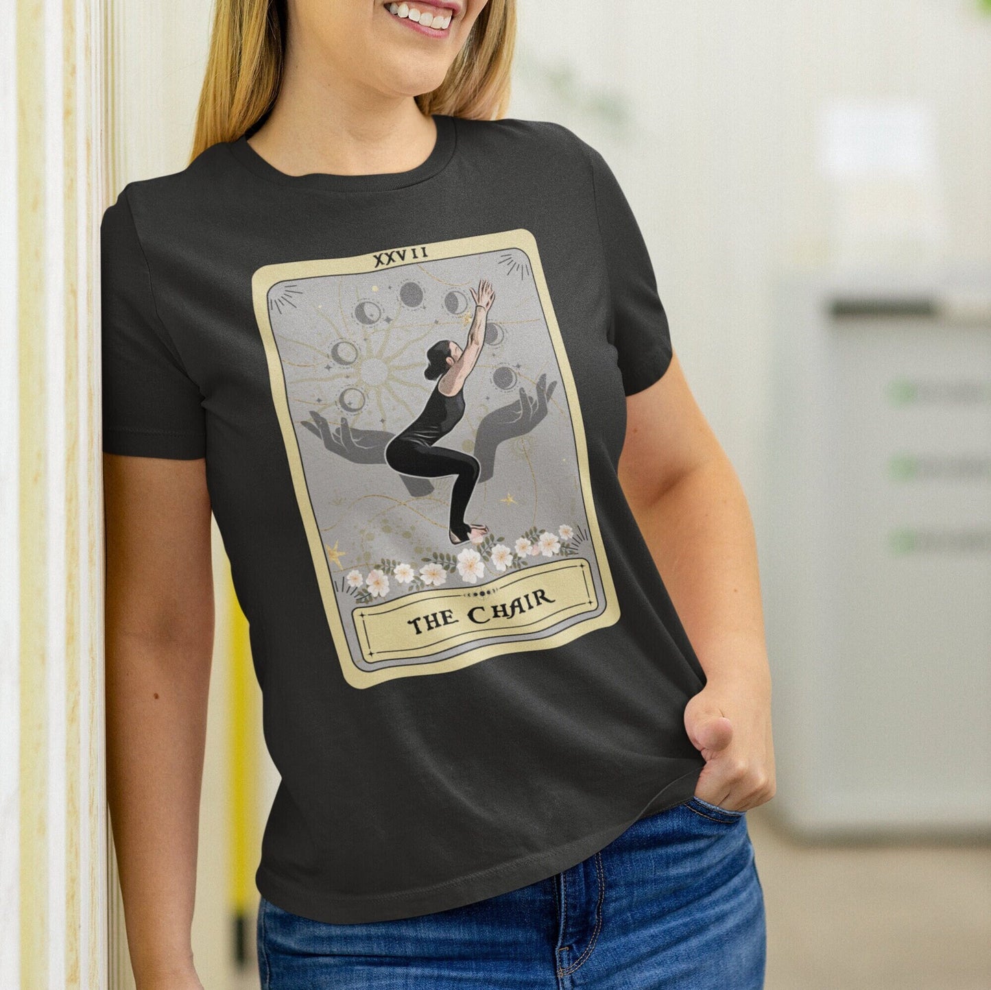 Yoga Pose, The Chair Tarot Card Shirt