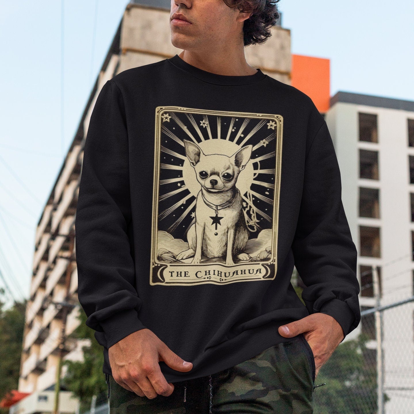 The Chihuahua Tarot Card Sweatshirt