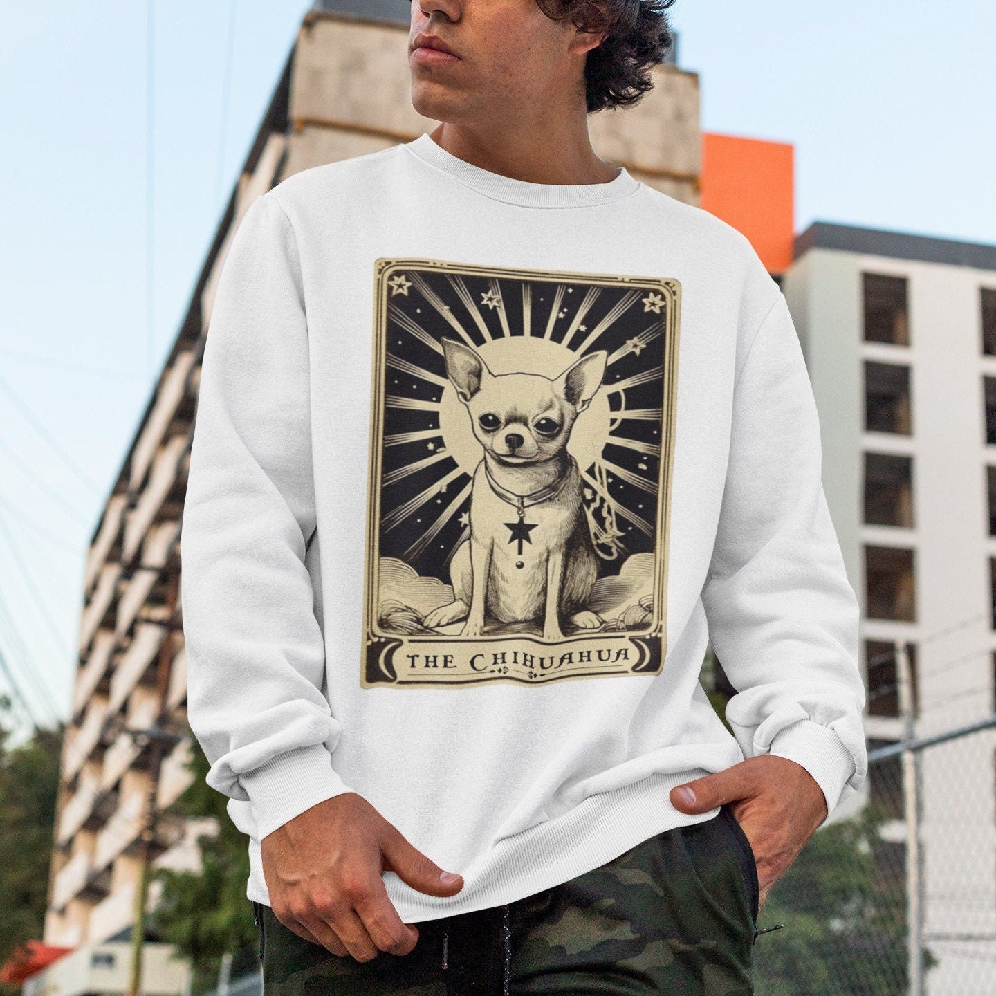 The Chihuahua Tarot Card Sweatshirt