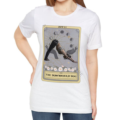 Yoga Pose, The Downward Dog Tarot Card Shirt