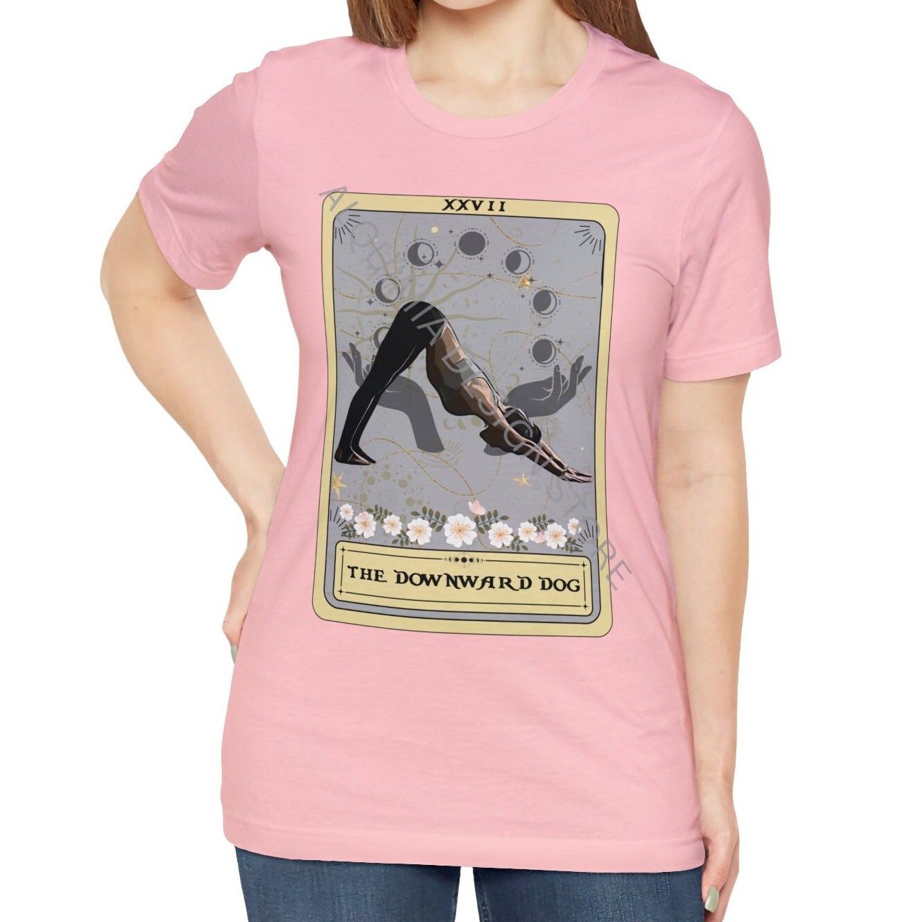 Yoga Pose, The Downward Dog Tarot Card Shirt