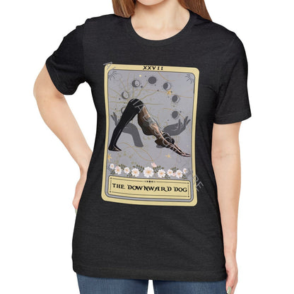 Yoga Pose, The Downward Dog Tarot Card Shirt