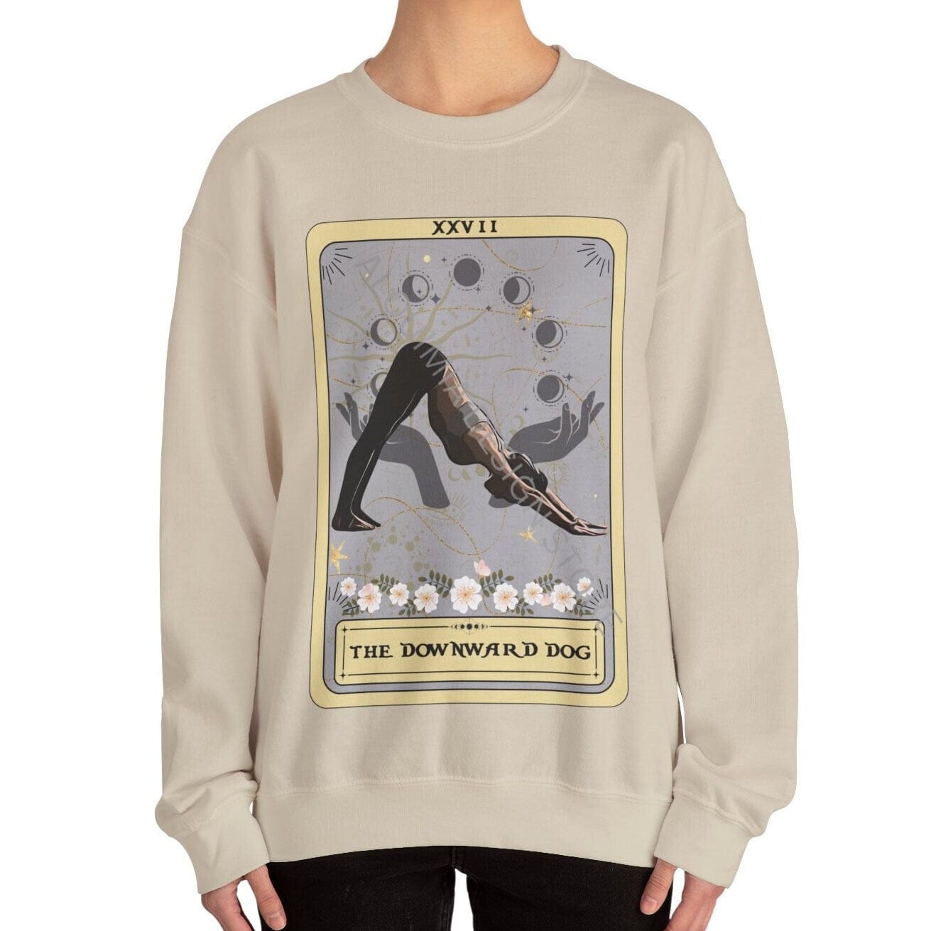 Yoga Poses Sweatshirt, The Downward Dog