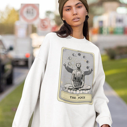 The Yogi Tarot Card Sweatshirt, Yoga Pose