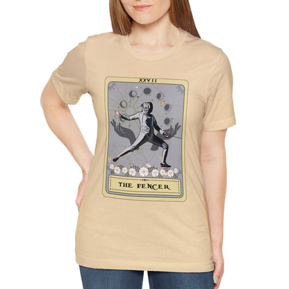 The Fencer Tarot Card Shirt, fencing