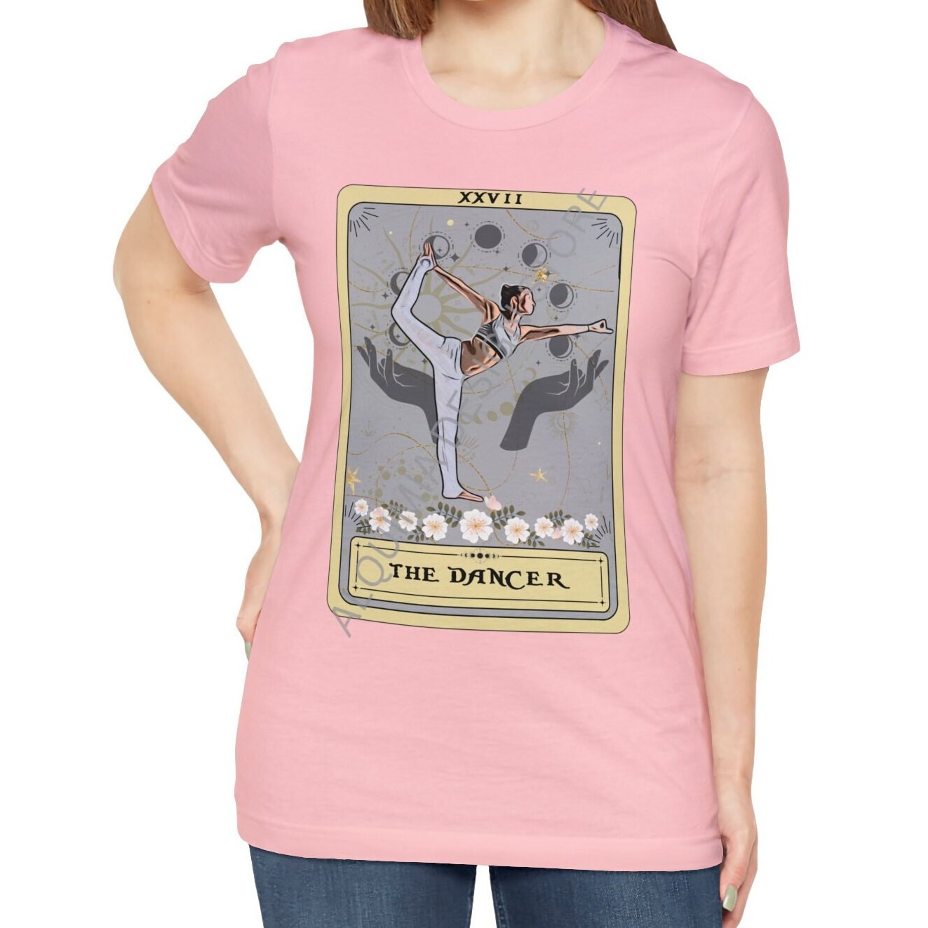 Yoga Pose, The Dancer Tarot Card Shirt