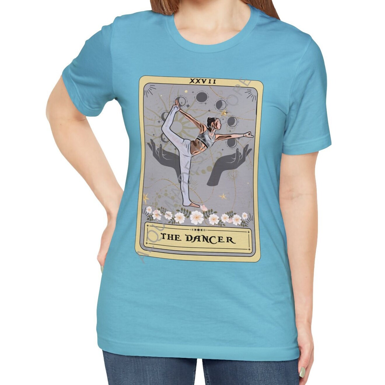 Yoga Pose, The Dancer Tarot Card Shirt