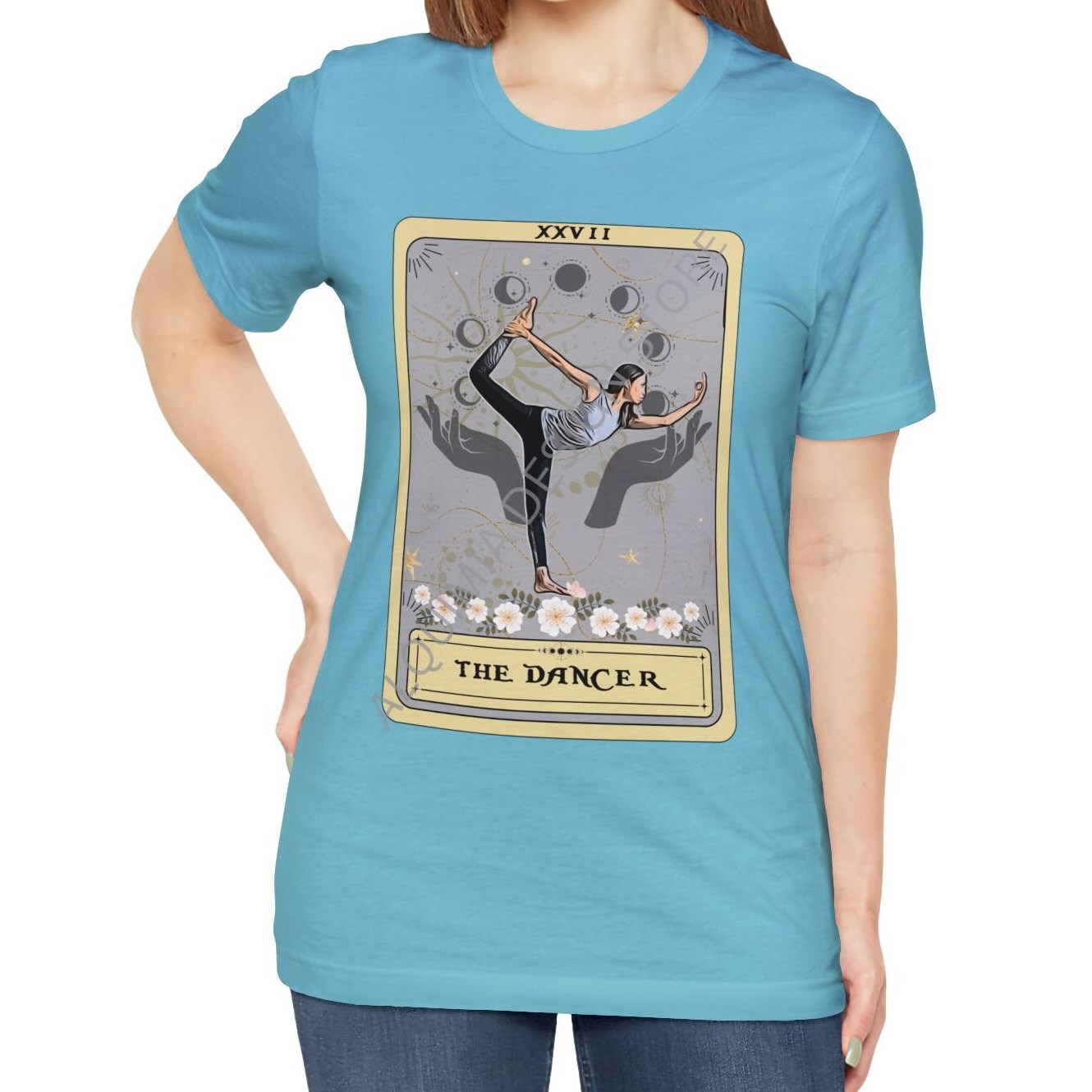 Yoga Pose, The Dancer Tarot Card Shirt